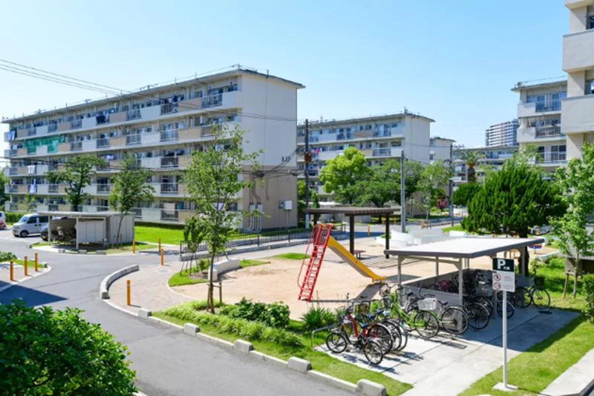 学生寮の外観