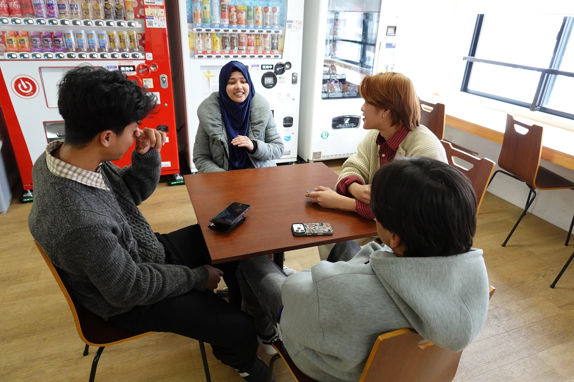 多国籍の学生が学ぶ国際的な環境